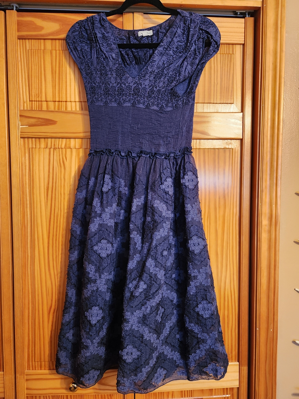 Max Studio Blue Midi Dress